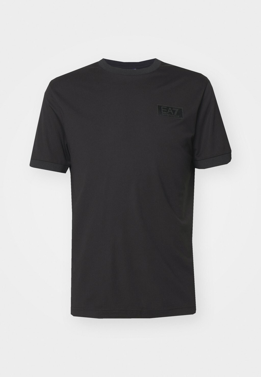 

Принт на футболке EA7 Emporio Armani, черный