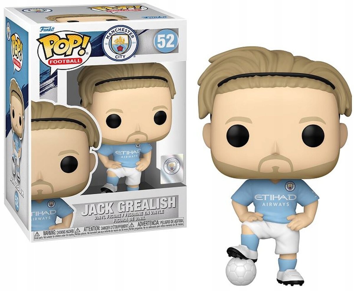 

Funko POP! Футбол, коллекционная фигурка, Манчестер Сити, Джек Грилиш, 52 года.