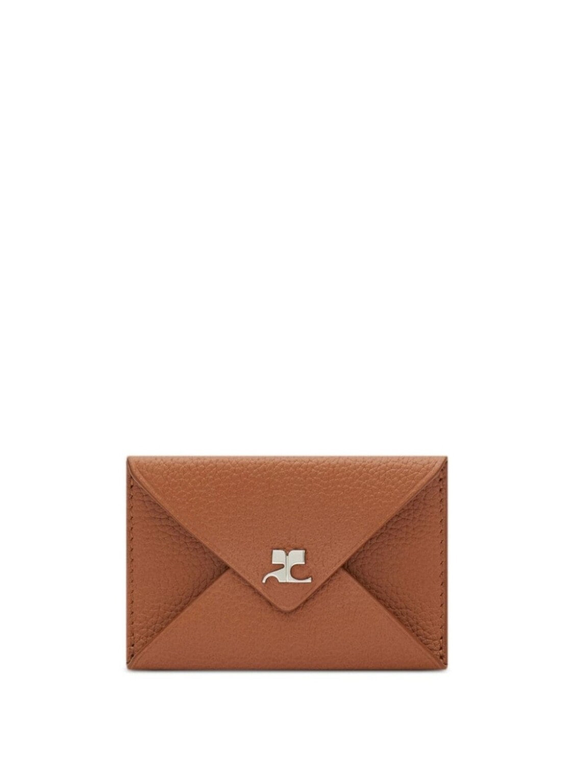 

Courrèges картхолдер с логотипом, коричневый