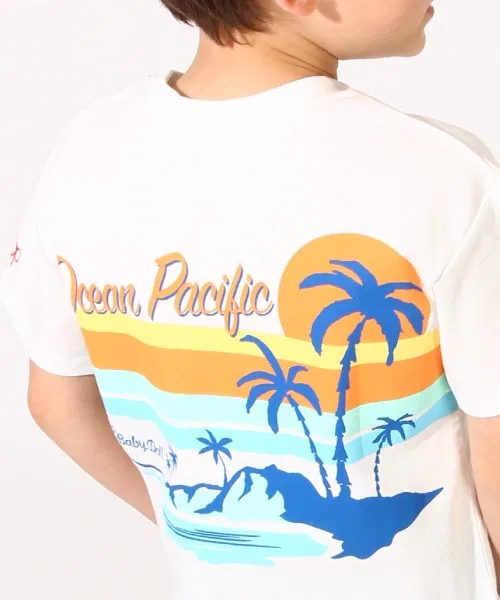 Детская футболка BABYDOLL Ocean Pacific с принтом на спине