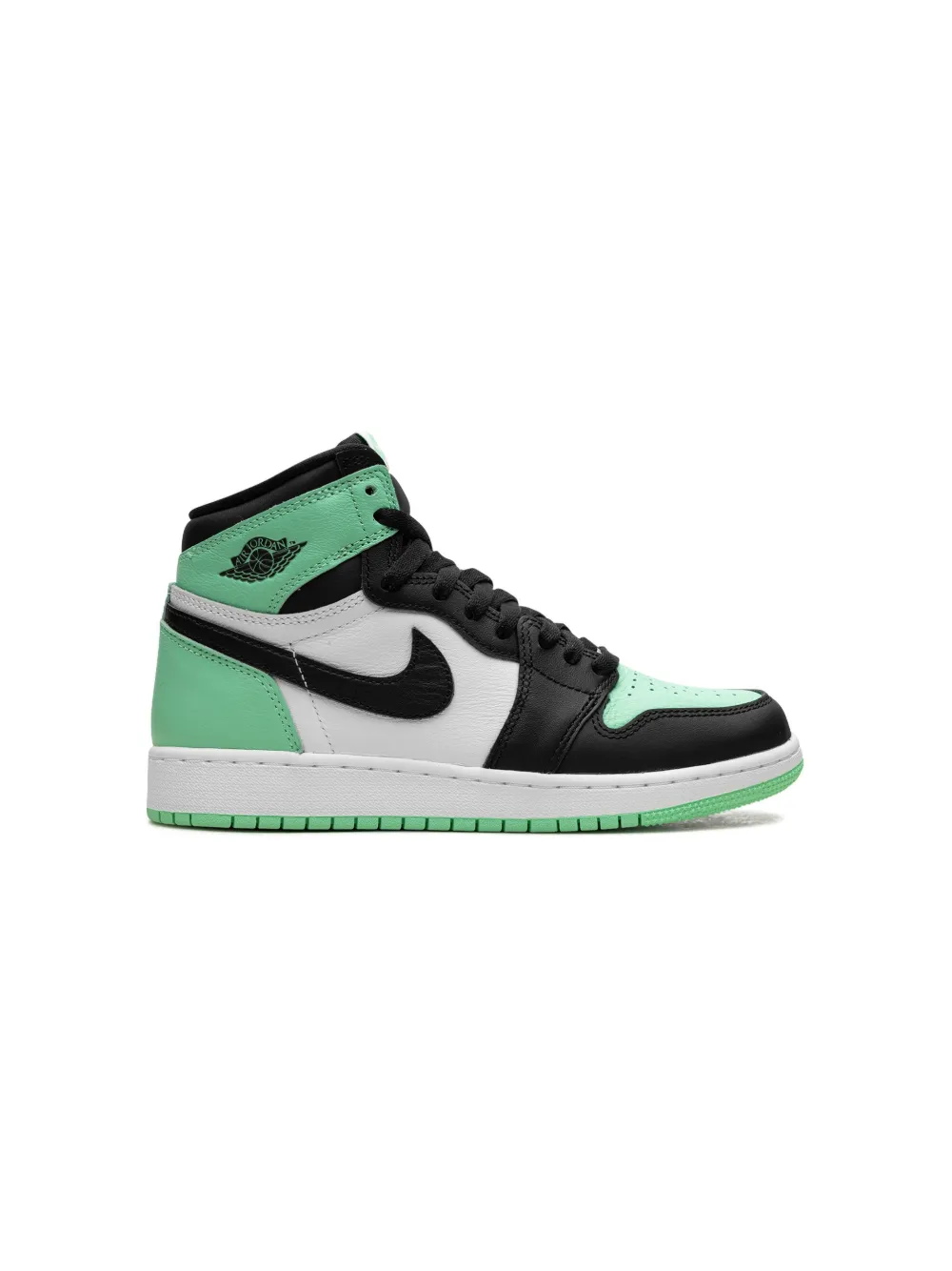 Кроссовки Air Jordan 1 Green Glow Jordan Kids, зеленый — фото 2