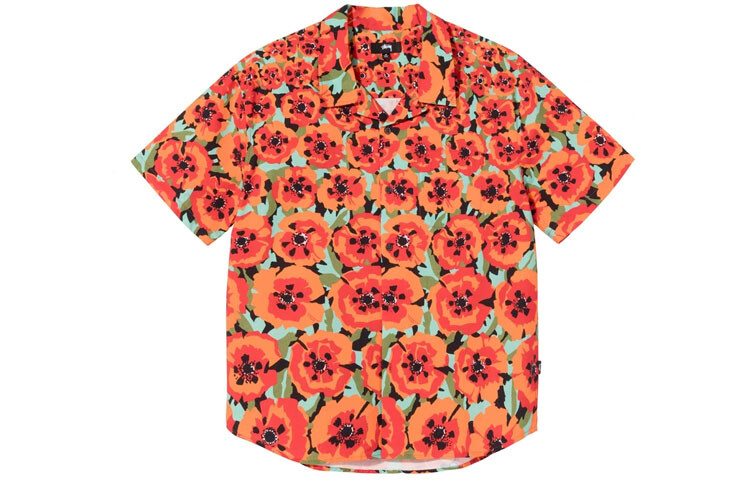 

Рубашка унисекс красная Stussy, красный