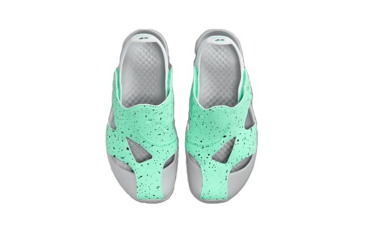 Футболка Flare Anti-Slip Износостойкие Детские Сандалии Серо-Зеленые Для Детей 3-7 Лет Jordan — фото 4
