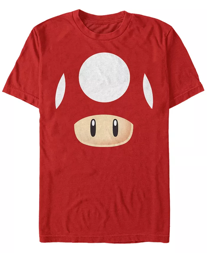 

Футболка с коротким рукавом "Super Mario Mushroom" для мужчин Nintendo Fifth Sun, красный