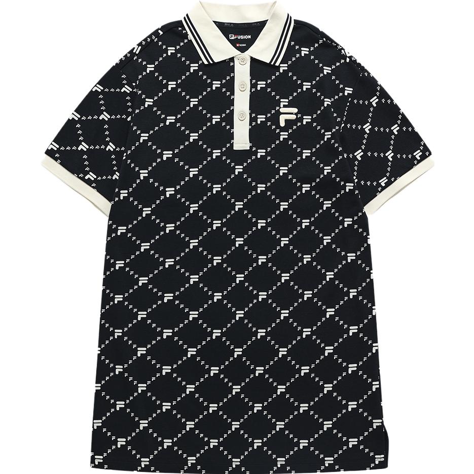 

FILA FUSION Женское платье с короткими рукавами серии FOB, цвет черный