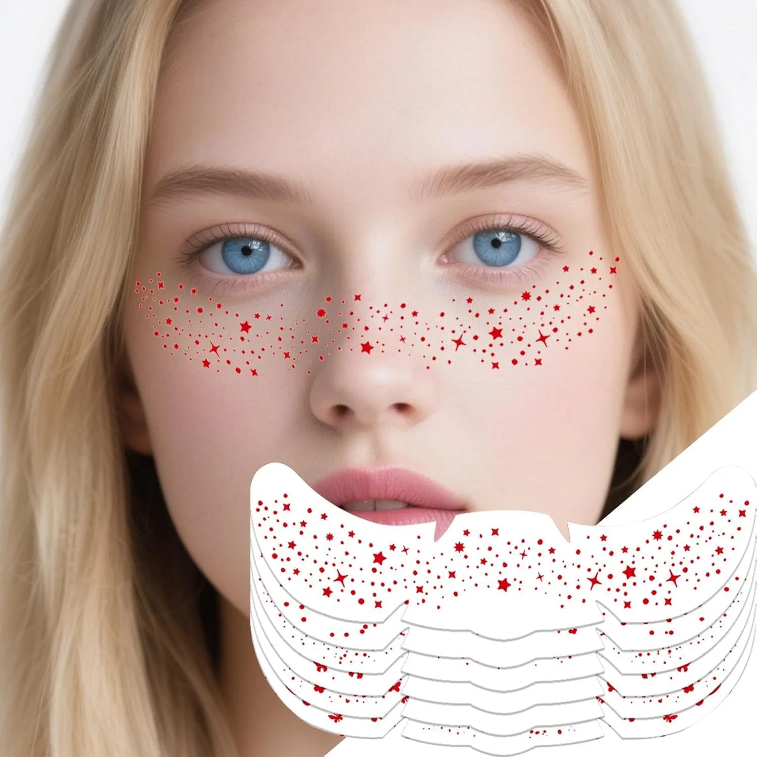 Патчи для лица глиттерные Makeup Patch — фото 3