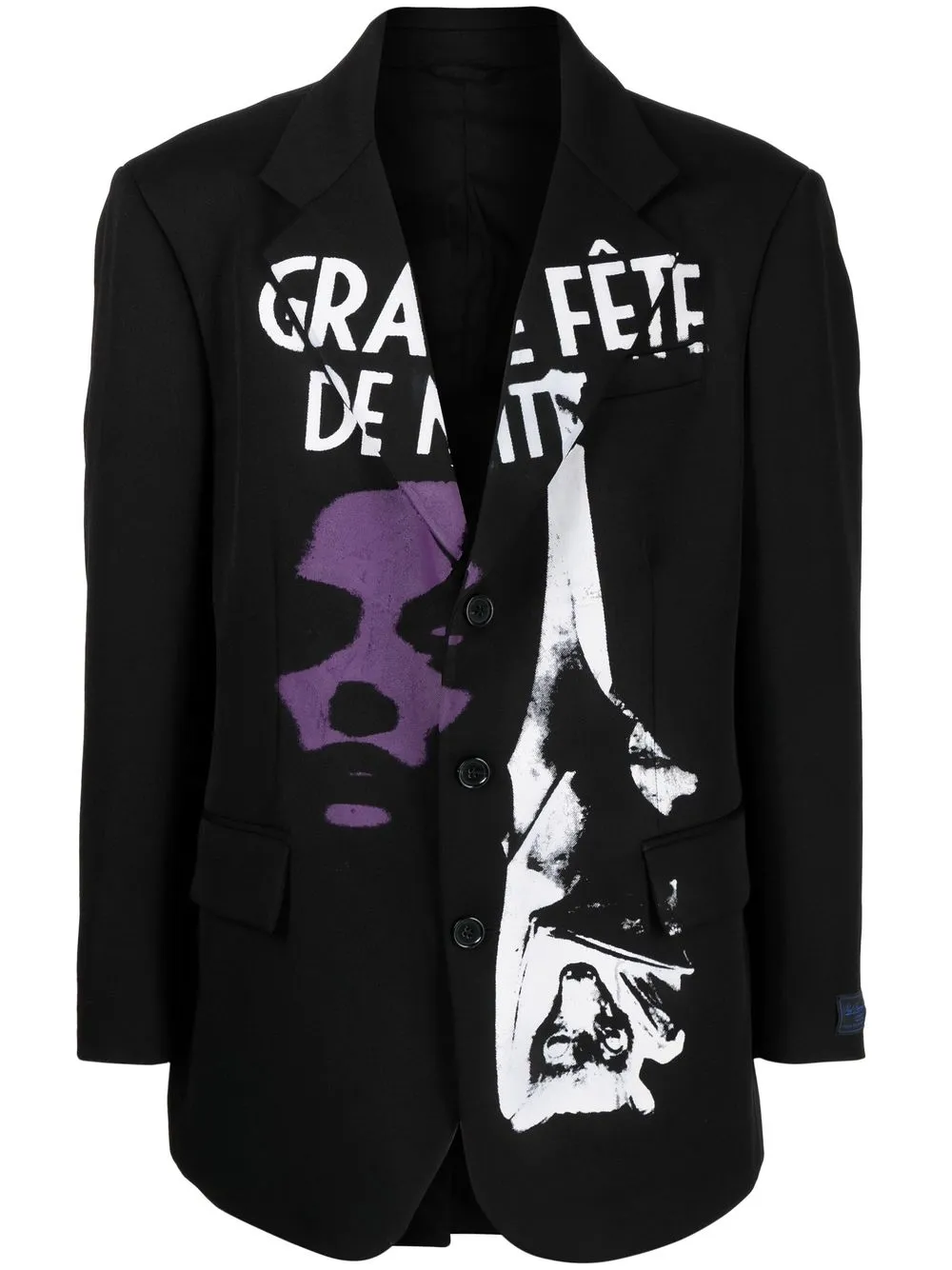 

Однобортный пиджак Grand Fête Raf Simons, черный