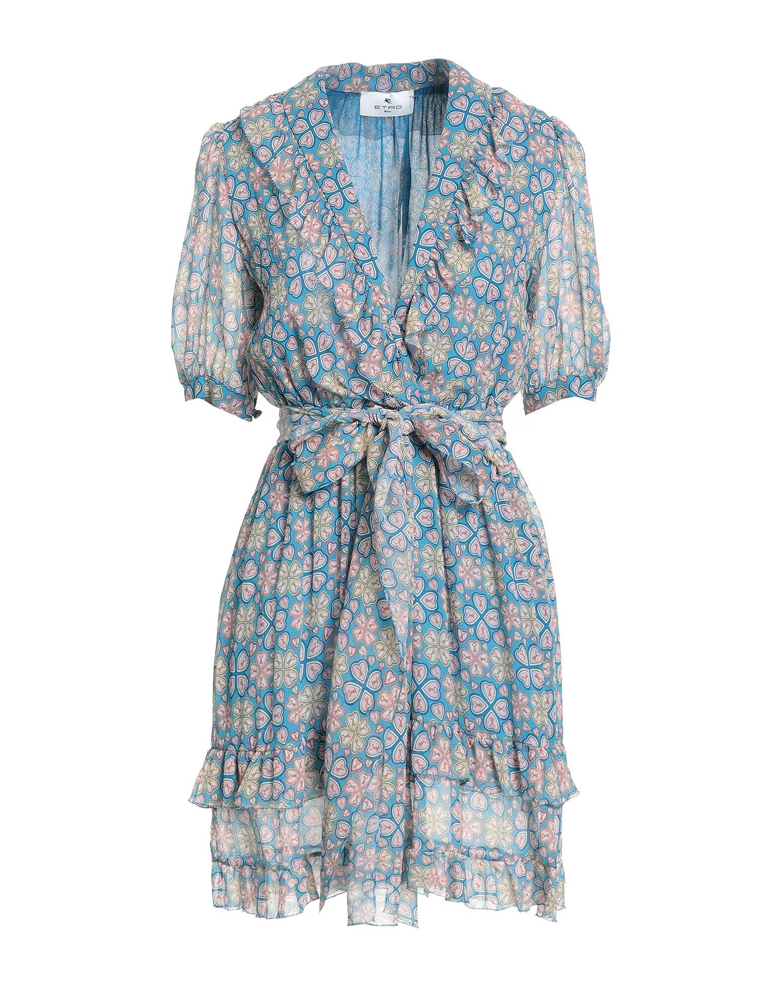 

Мини-платье Etro, серо-синий