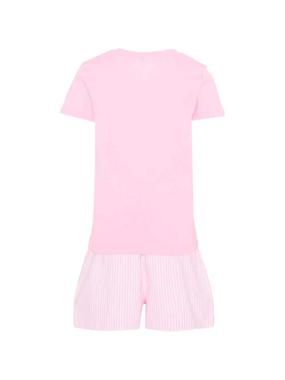 Пижама в полоску Polo Ralph Lauren Kids, розовый — фото 2