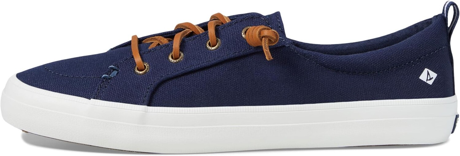 Кроссовки Crest Vibe Washed Linen Sperry, темно-синий — фото 4