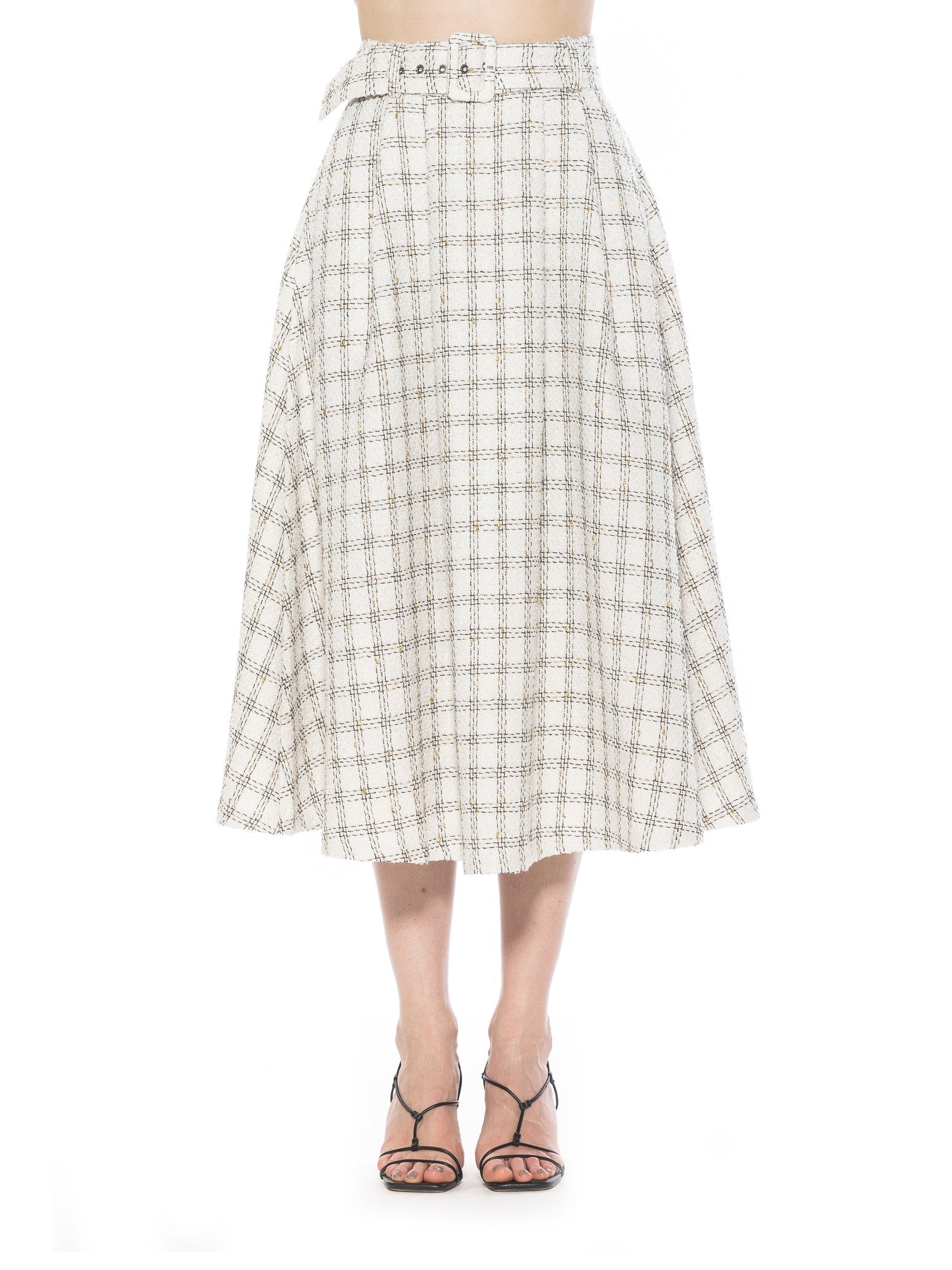 

Юбка из твида Eline ALEXIA ADMOR, цвет ivory plaid