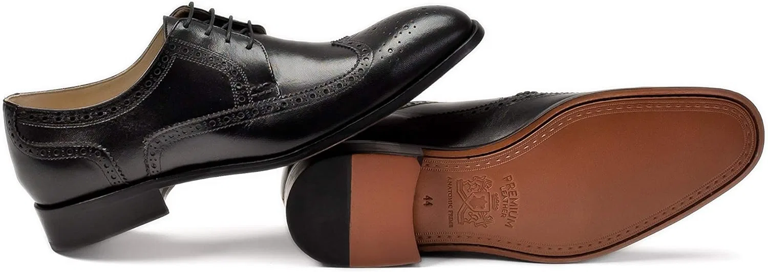 Мужские анатомические сандалии на платформе и танкетке Anatomic&Co, Black