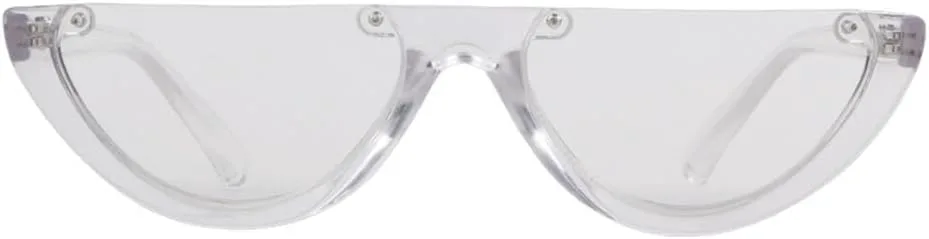 

Солнцезащитные очки Half Moon Slim Sunnies для женщин в стиле ретро-винтаж, розовые линзы, оправа «кошачий глаз», солнцезащитные очки для девочек LXLHWN, C5 Red