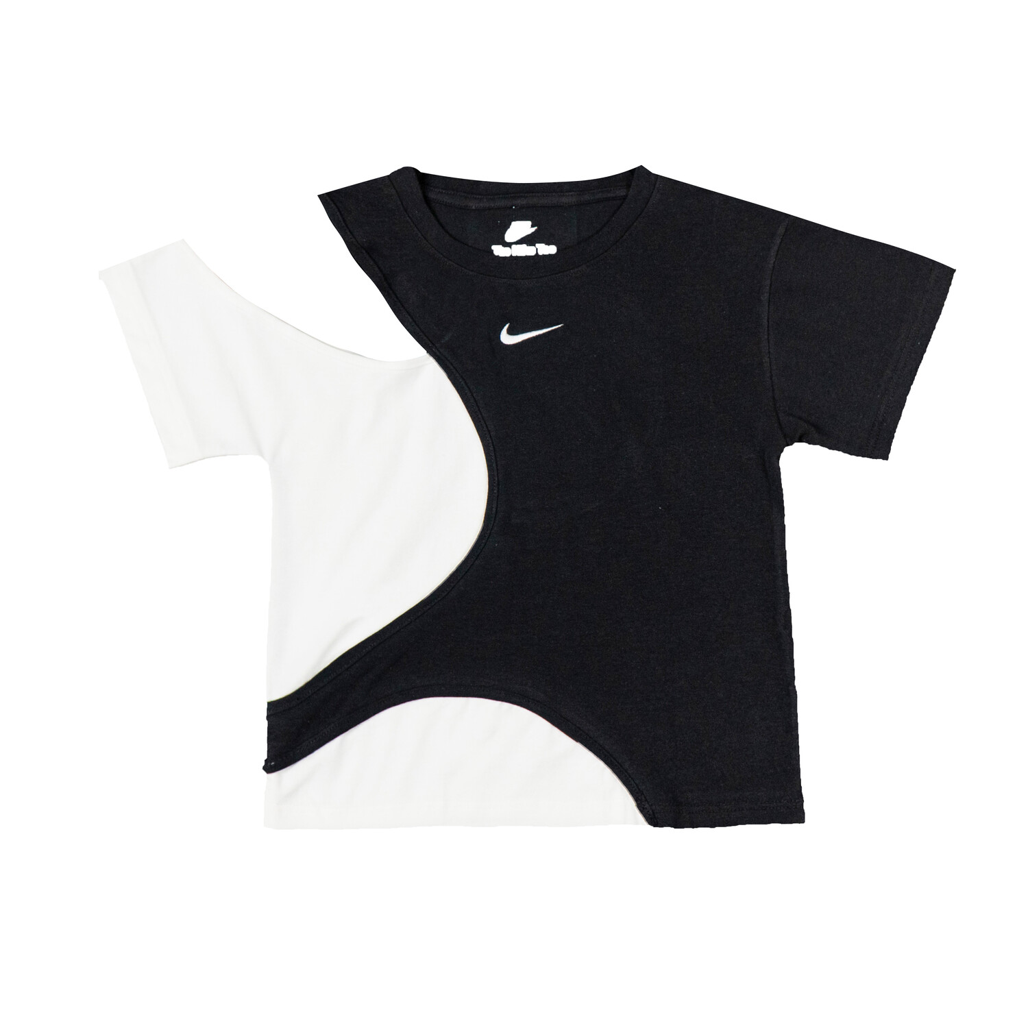 

Укороченный топ женский черный Nike