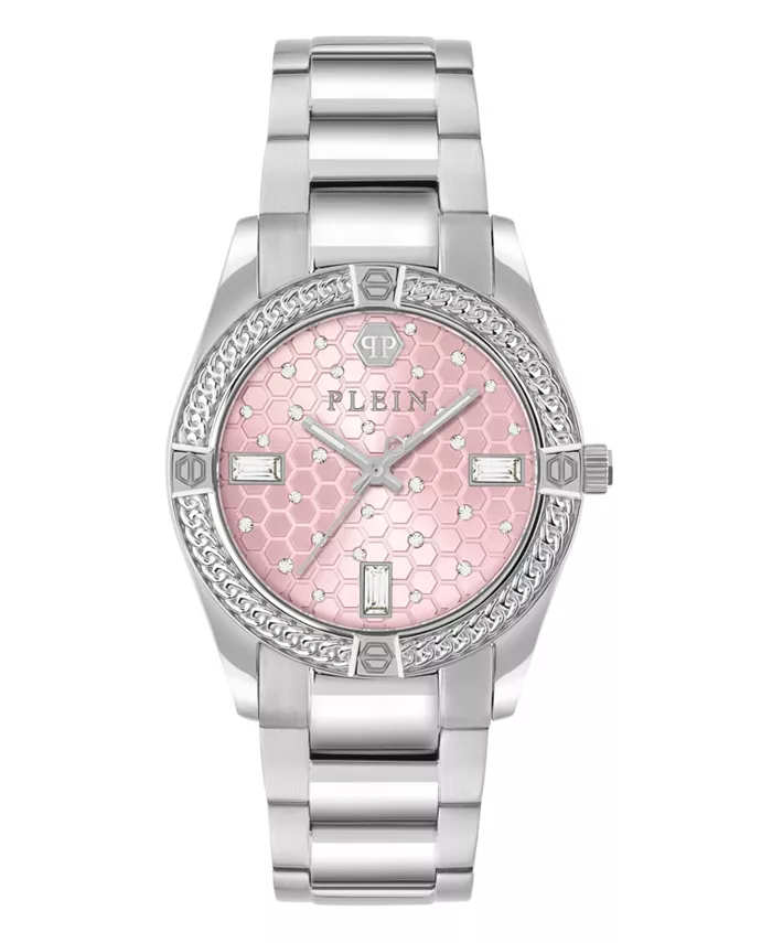 

Женские серебристые часы из нержавеющей стали, 36mm Philipp Plein