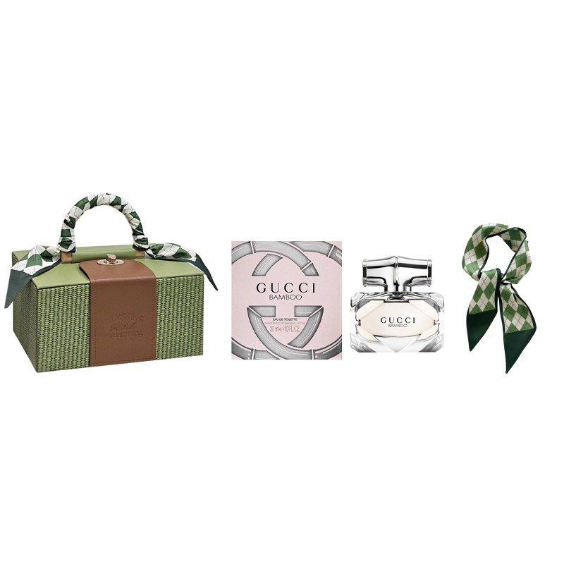 Подарочный набор Gucci Bamboo Eau de Toilette с шелковым платком, 50 мл — фото 3