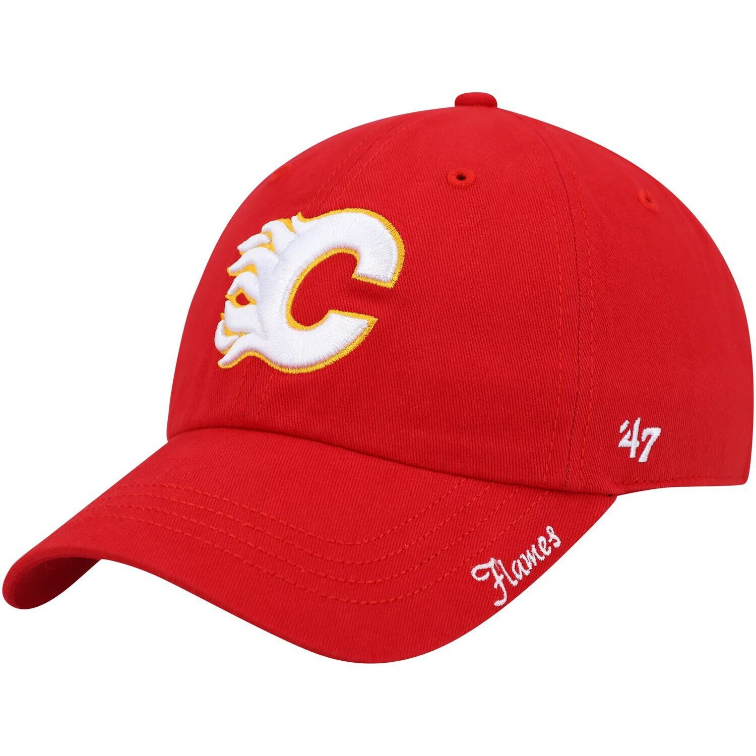 

Женская регулируемая кепка Red Calgary Flames Team Miata '47 Red