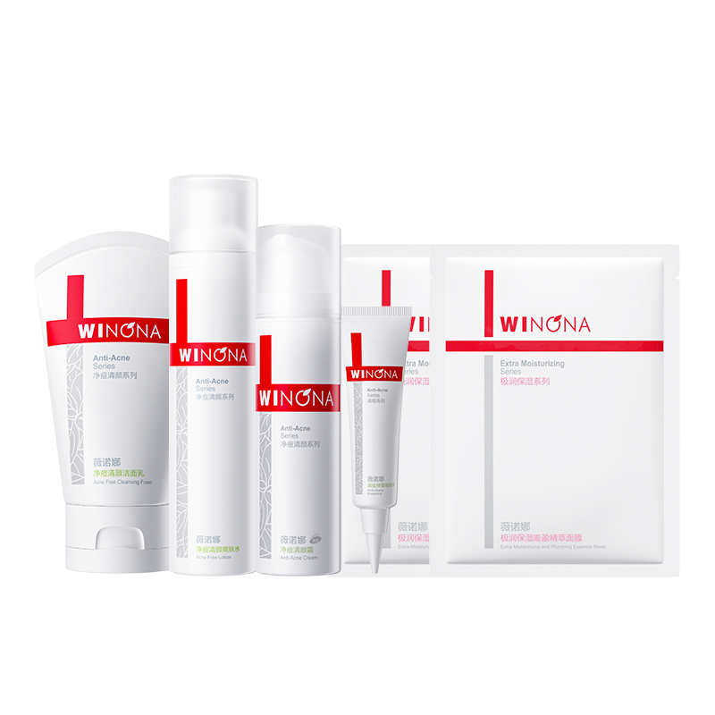 

Наборы для ухода за кожей women's Winona, [6 Pcs Set]Acne-Fighting Toner & Serum Care Kit
