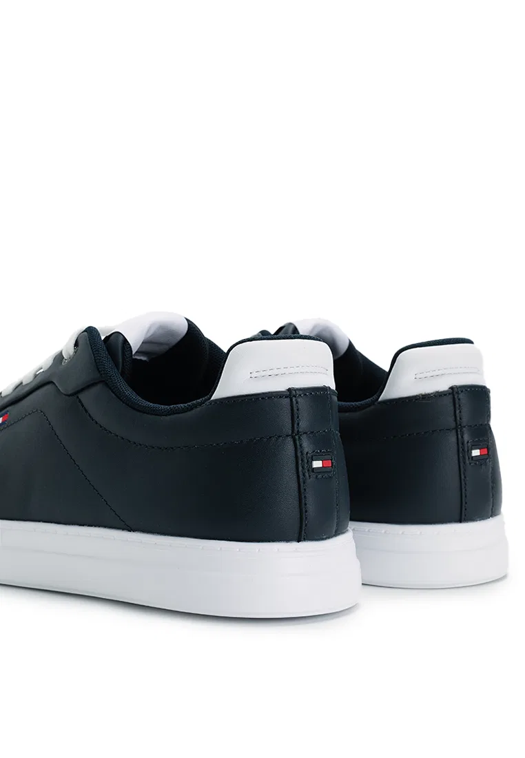 Кроссовки кожаные, Icon Leather Court Trainers, TH Mainline Tommy Hilfiger, темно-синий — фото 3