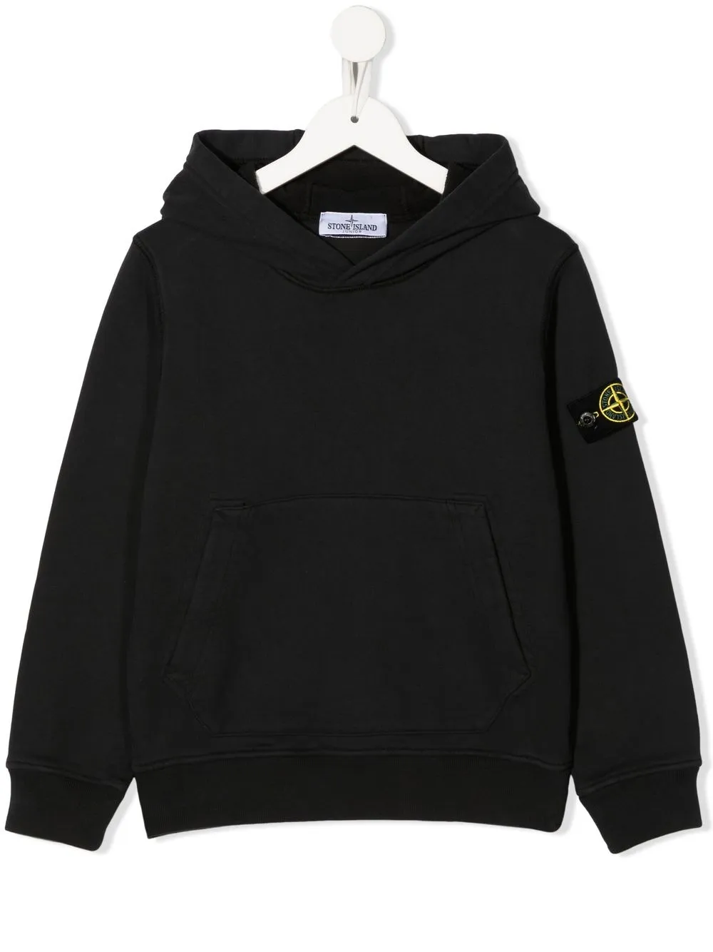 

Худи с нашивкой Compass Stone Island Junior, черный