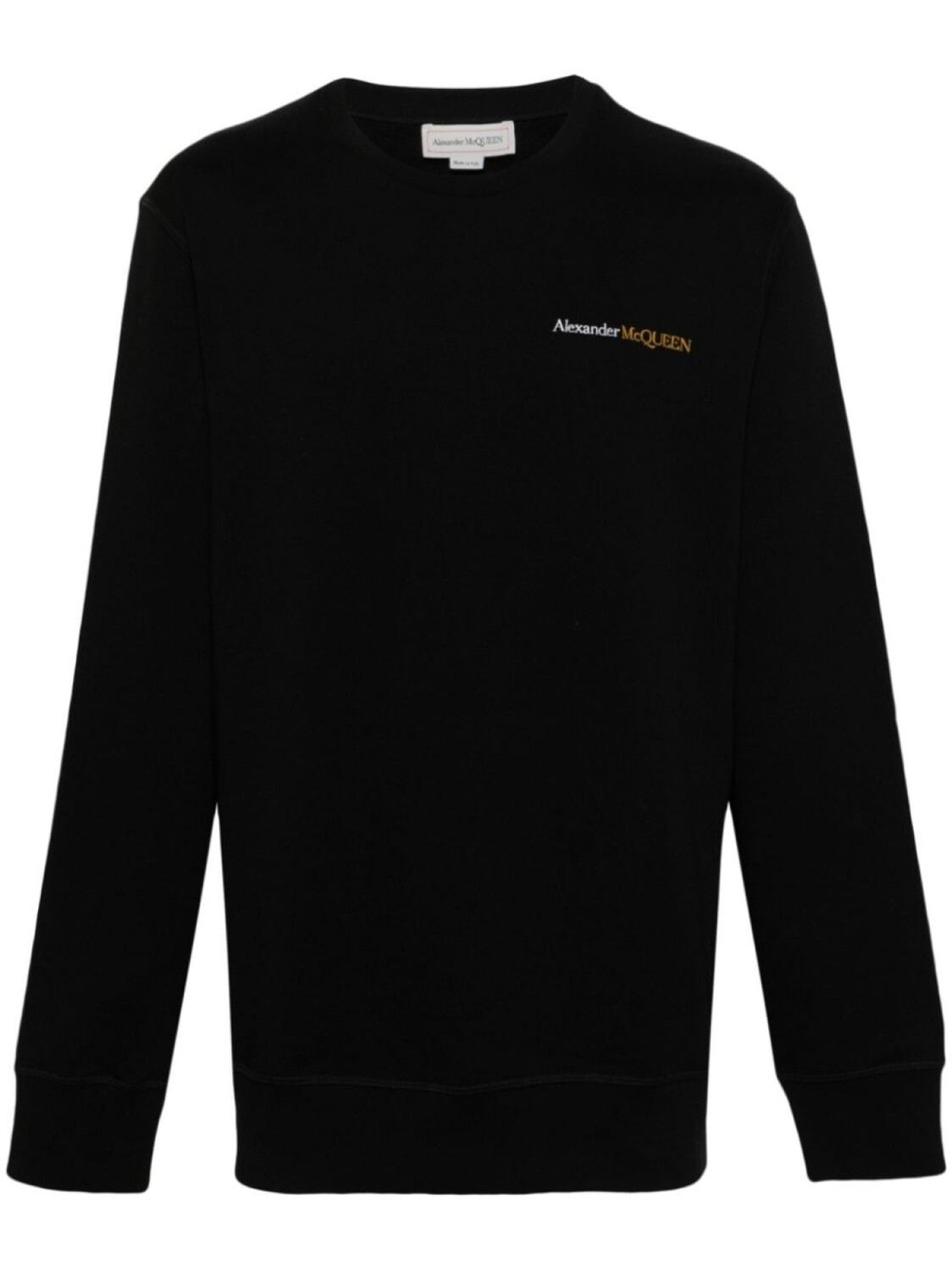 

Alexander McQueen толстовка с вышитым логотипом, черный