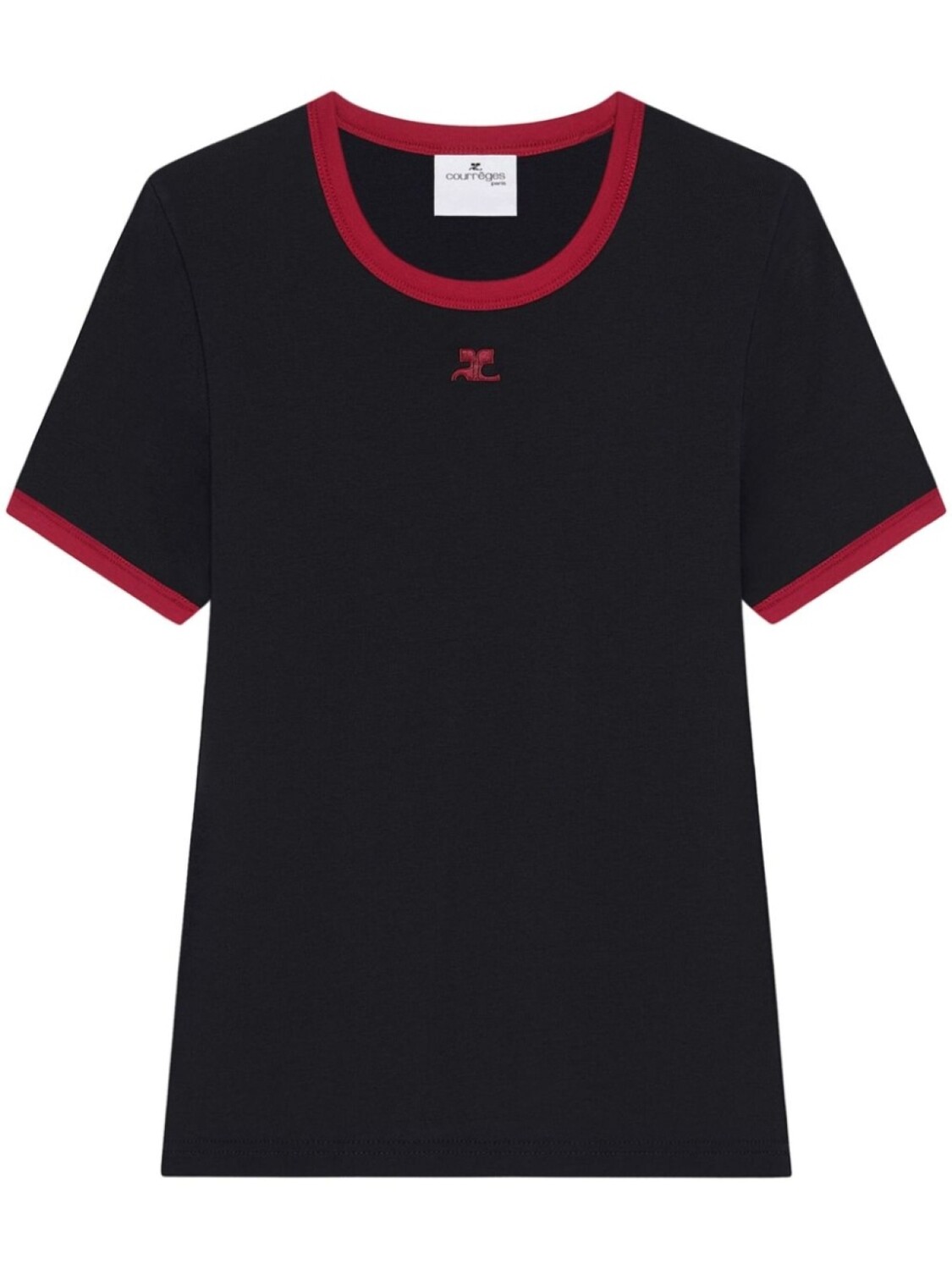 

Courrèges футболка Signature, черный