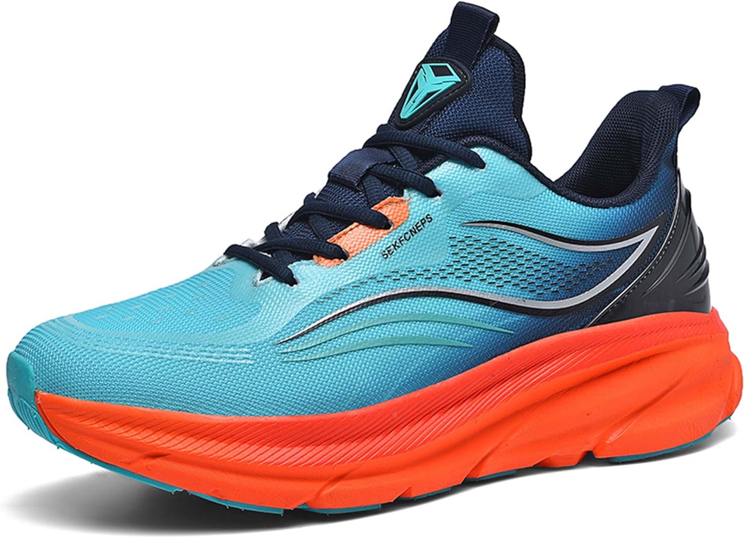 

Мужские и женские кроссовки для бега, противоскользящие спортивные кеды, модные кроссовки, дышащие кроссовки для фитнеса, джоггинга, кроссовки для бега по дороге и тропе Dzbajrqm, синий