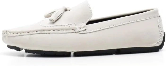 Лоферы замшевые белые, Square Toe Wingtips, бренд не указан, белый SayfuR