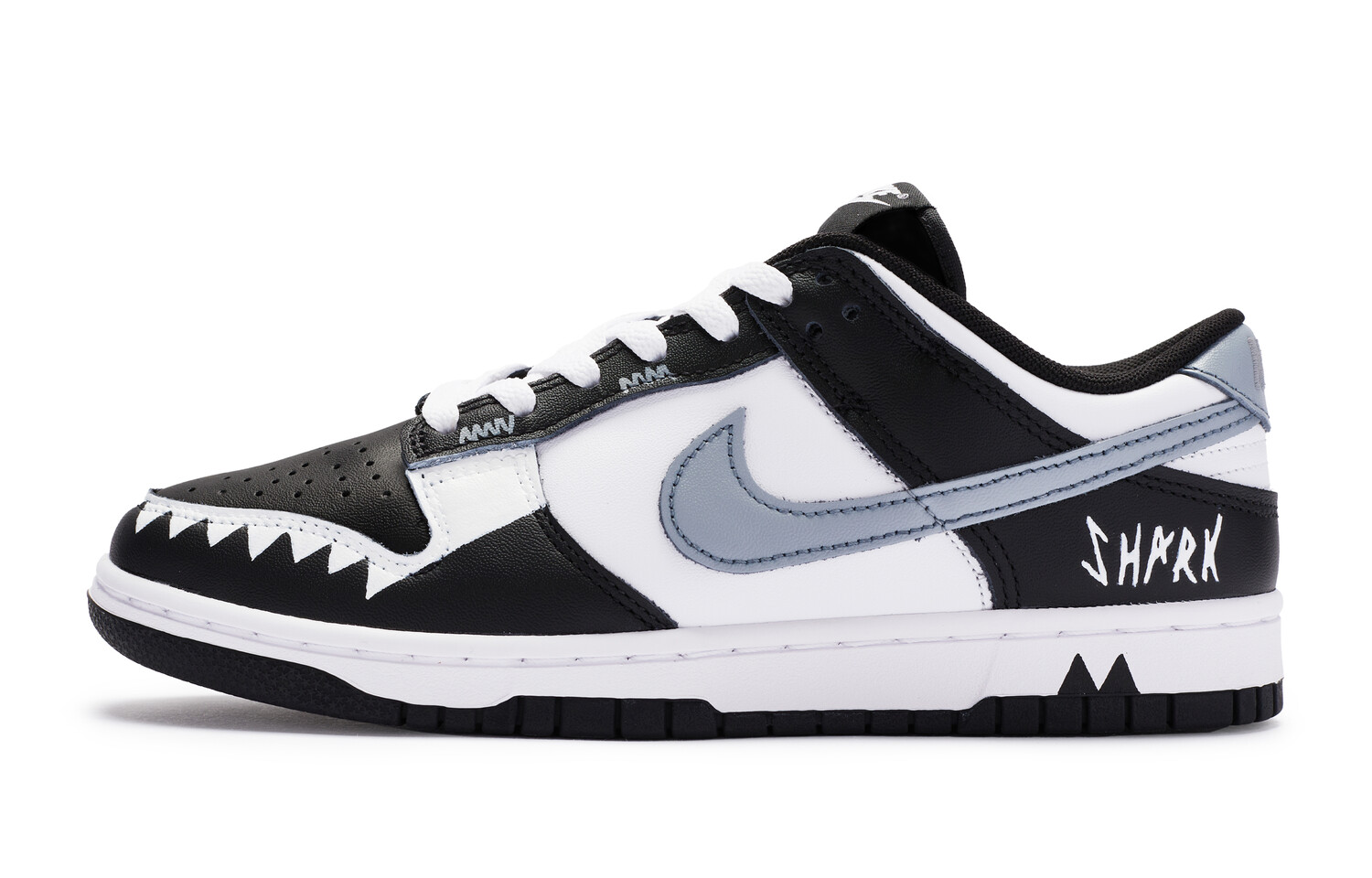 

Кроссовки Nike Dunk Skateboard Shoes Women's Low-Top Black White, черные/белые, Черный, Кроссовки Nike Dunk Skateboard Shoes Women's Low-Top Black White, черные/белые