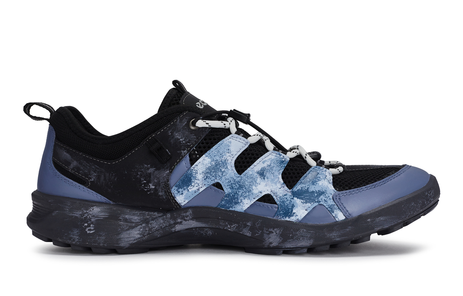 Ecco Blue Origin Forward, Box Low top, мужские повседневные кроссовки, черный, серый, синий — фото 4