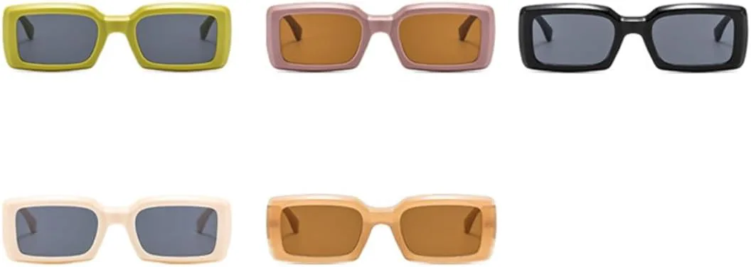 

Солнцезащитные очки с защитой UV400 | Большая оправа, цветные линзы | Для женщин и мужчин, для занятий спортом на открытом воздухе и вождения DSVIGF, Beige Gray