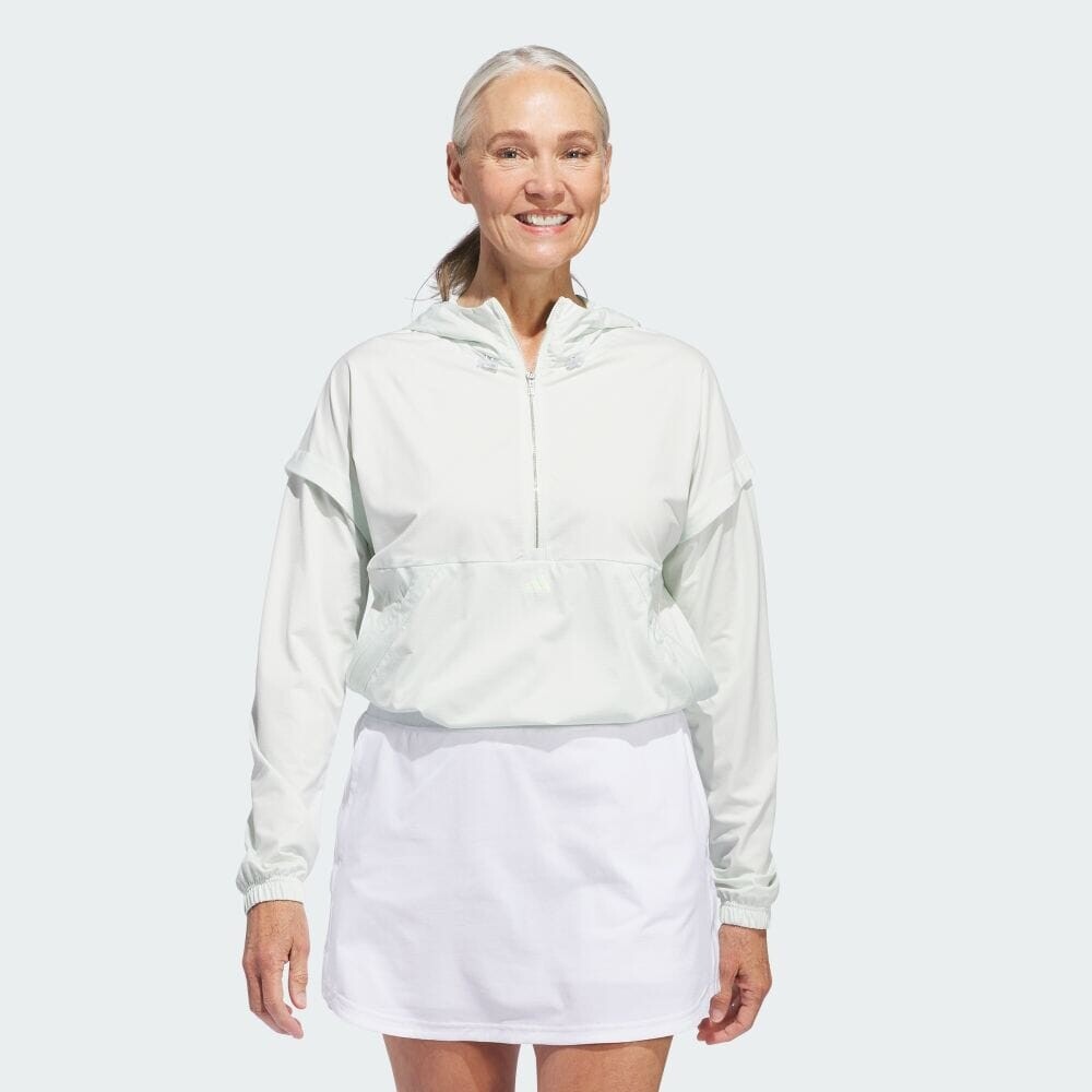

Толстовка Adidas ULT365 Twist Knit Half Zip Hoodie, цвет Crystal Jade
