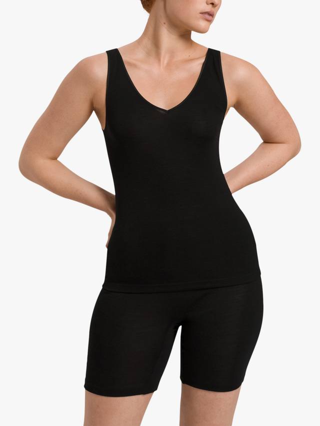 

Шелковый термофутболка из шерсти Hanro, Black