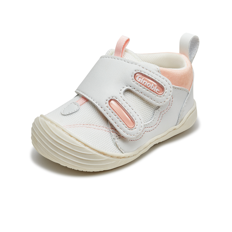 

Дышащие низкие кроссовки и носки для малышей и детей младшего возраста Ginoble, белый/mariзолото розовый