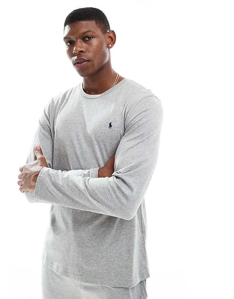 

Футболка для отдыха серого цвета Polo Ralph Lauren
