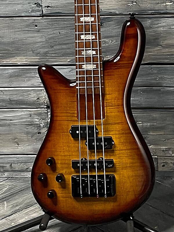 

Басс гитара Spector Left handed Euro Bolt 4 EUROBOLT4TSB 4 String Bass Guitar- Tobacco Sunburst