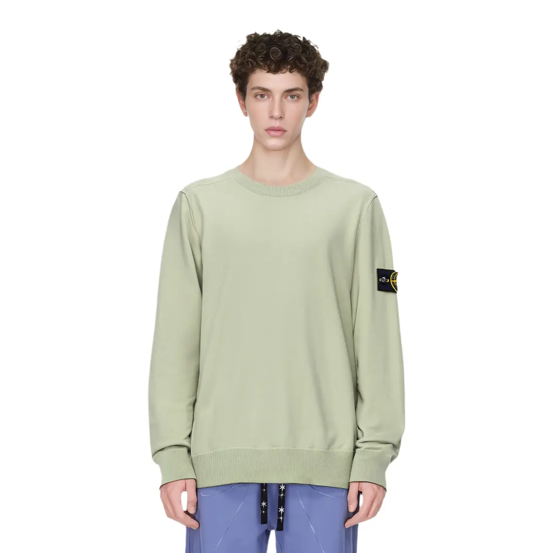 Свитер мужской светло-зеленый STONE ISLAND — фото 4