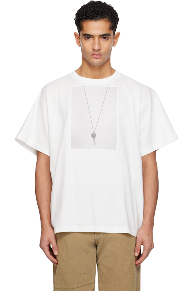 Футболка Off- 'mm6 key' Mm6 Maison Margiela, белый