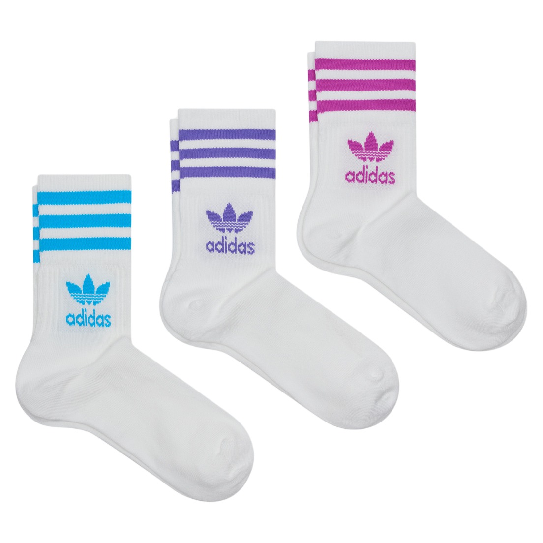 Носки до середины икры Унисекс 3 пары Белый Adidas Originals — фото 2