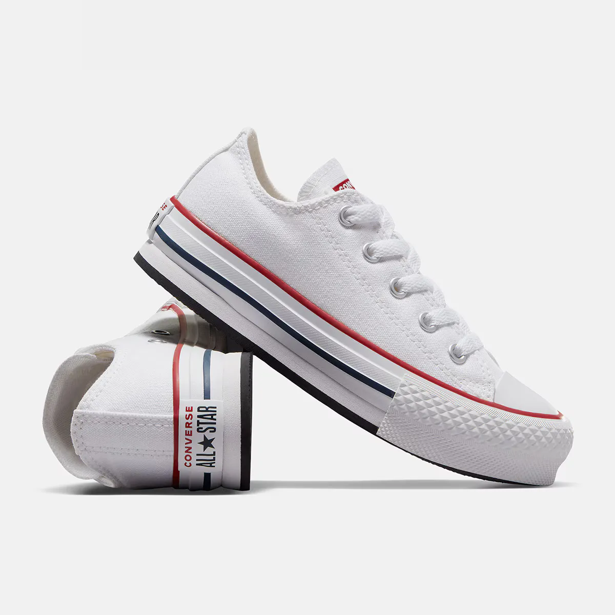 Chuck Taylor All Star EVA Lift Низкая повседневная обувь для детей Foundation Converse Collection, белый — фото 2