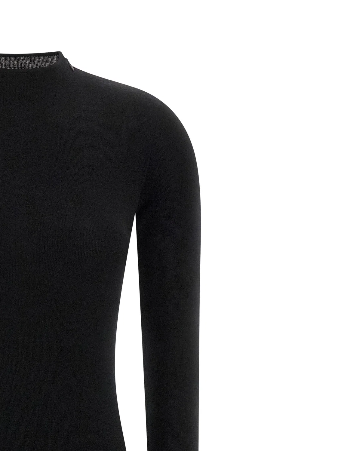 Платье из кашемира и шелка TOM FORD, черный — фото 3
