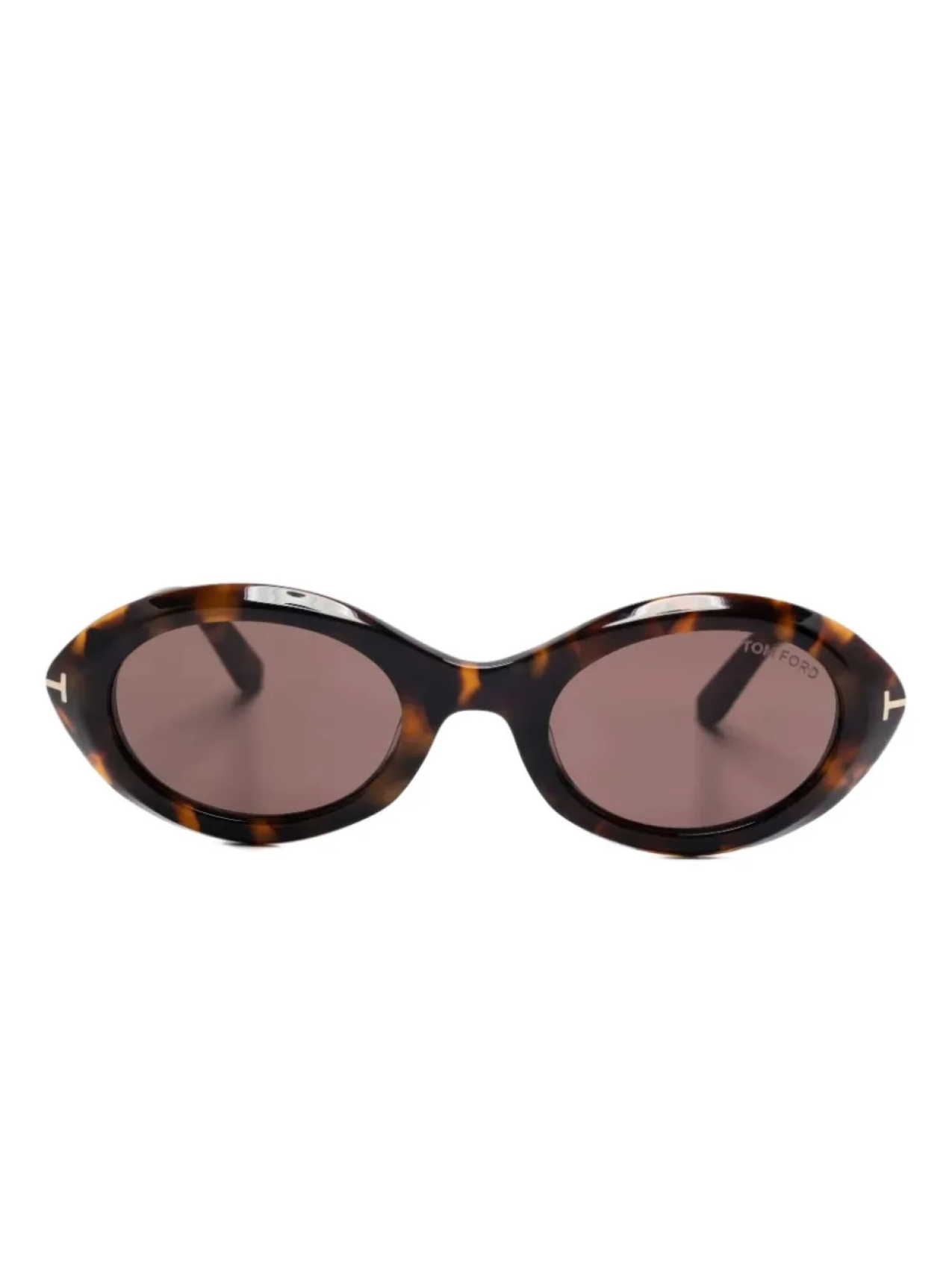 

Солнцезащитные очки TOM FORD Eyewear Carmen в овальной оправе, коричневый