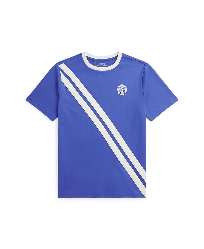 

Футболка с гербом Big Boys Polo Ralph Lauren, синий