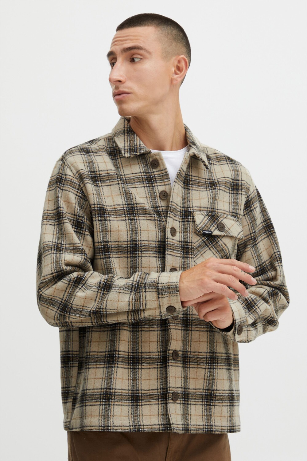 

Куртка BLEND Langarmhemd OverShirt, натуральный