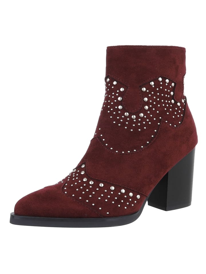 Ботильоны Ital-Design High Heel, цвет Weinrot