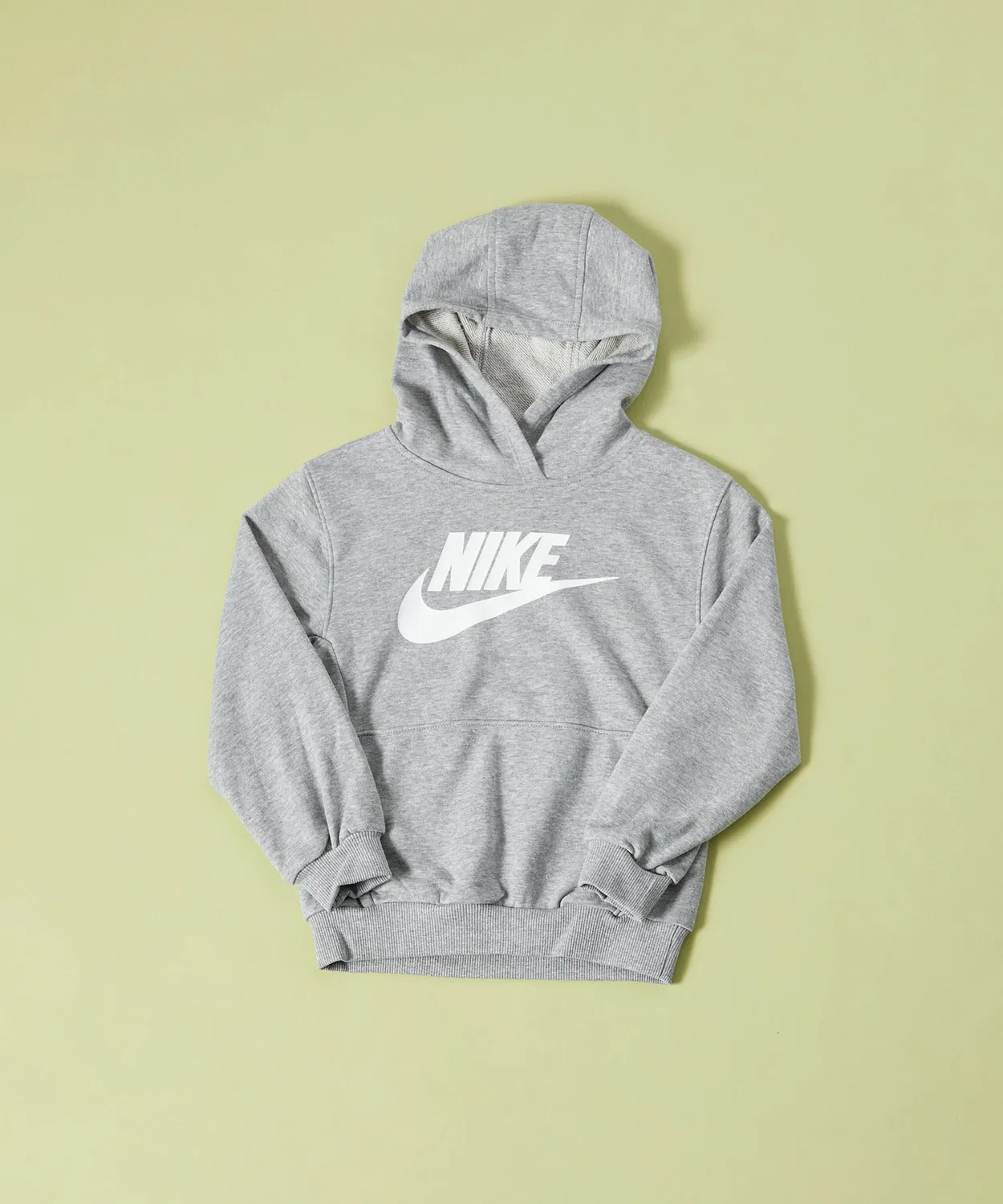 Худи Nike Club Fleece с логотипом, серое, для детей