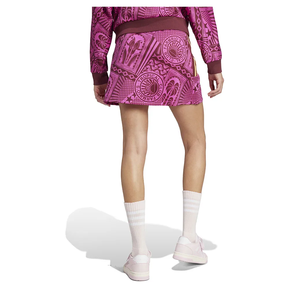 Юбка adidas X Farm skirt, розовый — фото 2