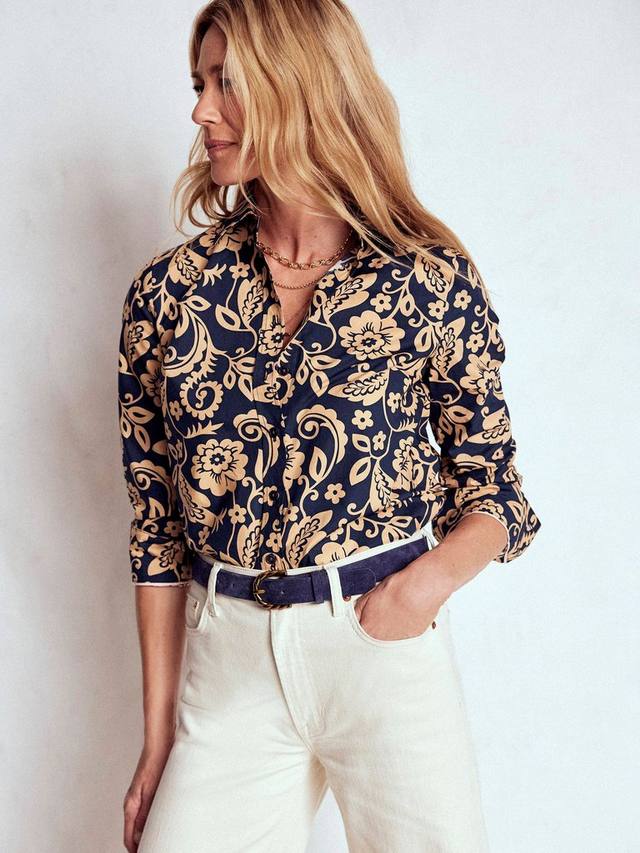 

Сорочка Sienna в стиле пейсли Boden, Navy/Multi