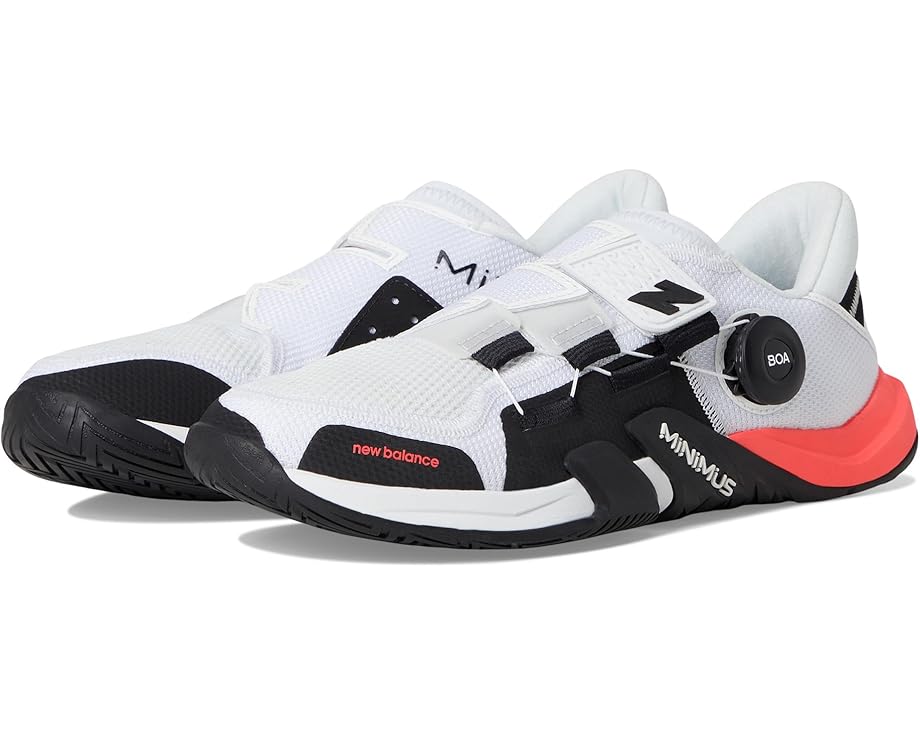 

Кроссовки New Balance Minimus TR BOA v2, цвет White/Black/Urgent Red