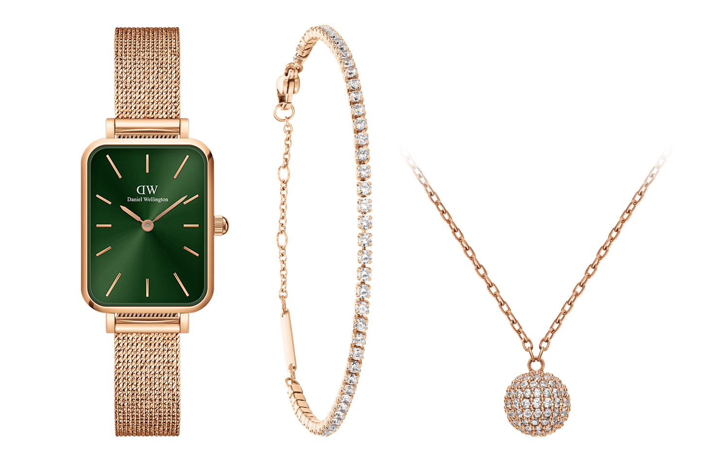 

DW/DanielWellington Часы Daniel Wellington Wrist Watch Quartz Movement Green Dial Women's Watch
